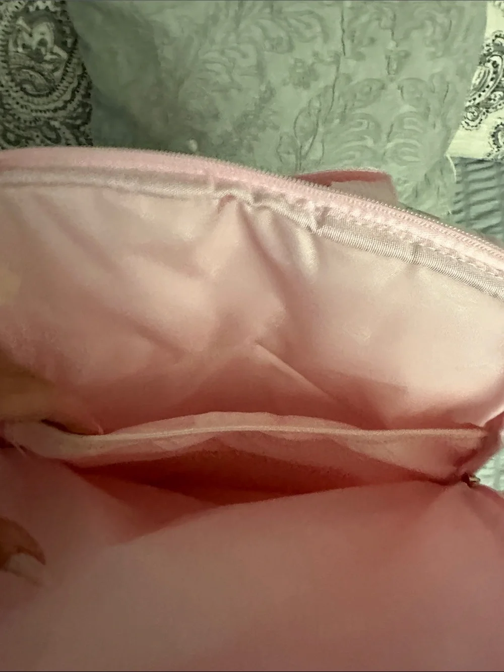 LoveShackFancy Pink Floral Quilted Backpack with Bow Charm
